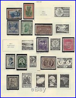 Brazil stamps 1843-1939 Interesting lot from very old collection used & unused