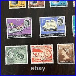 British Colonies Lot 25 Different Queen Elizabeth II Stamps Mint & Used #8