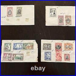 British Colonies Mint/used Stamp Lot On Approval Sheets #4