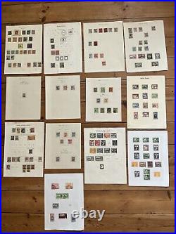 British Guiana Stamps Collection QV Onwards Mint & Used Hinged On Leaves #SB12