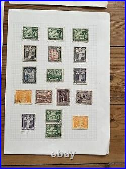 British Guiana Stamps Collection QV Onwards Mint & Used Hinged On Leaves #SB12