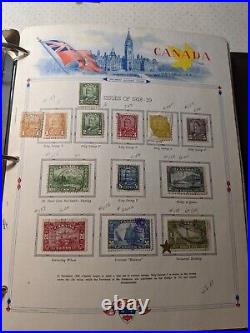CANADA COLLECTION 1851 to 1981, WHITE ACE PAGES, BOTH SOME MINT AND USED