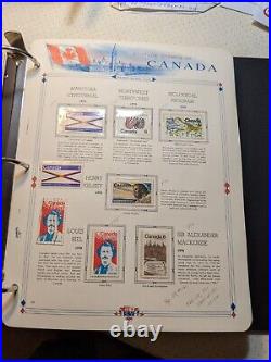 CANADA COLLECTION 1851 to 1981, WHITE ACE PAGES, BOTH SOME MINT AND USED