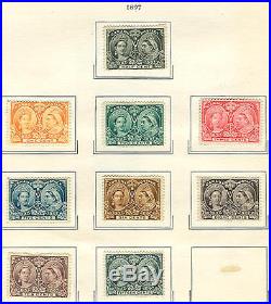 CANADA COLLECTION 1859-1940 mint & used on 25 pages, Scott $5,302.00
