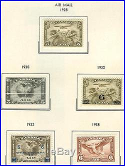 CANADA COLLECTION 1859-1940 mint & used on 25 pages, Scott $5,302.00