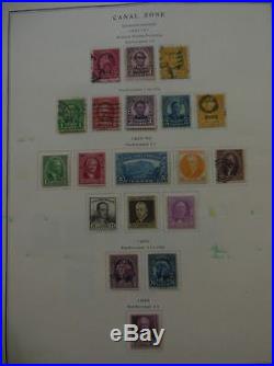 CANAL ZONE Very nice Mint & Used collection on album pages with many Better