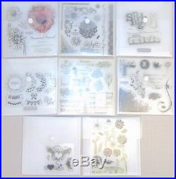 CTMH Close To My Heart Acrylix Acrylic Stamps LOT 33 Sets Craft Scrapbooking