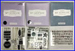 CTMH Close To My Heart Scrapbooking Stamp Lot 33 Sets Art Craft Supplies Holiday
