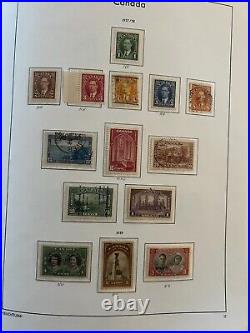 Canada Collection Lighthouse Album Mixed MNH Mint and Used stamps near complete