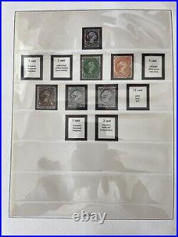 Canada Collection Lindner Hingeless Album Mixed MNH, Mint and Used stamps