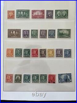 Canada Collection Lindner Hingeless Album Mixed MNH, Mint and Used stamps