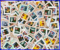 Canada UNCANCELLED Used/ Mint face Value FV $250.00 CAD postage stamps 500 X 50c