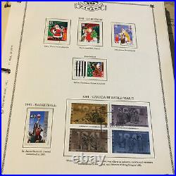 Canadian Stamp Book Collection Minkus Stock Book CANADA Mint & Used STAMPS