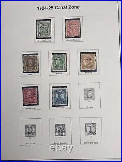 Canal Zone Early Mint and Used Stamp Collection Scott Value $850.00