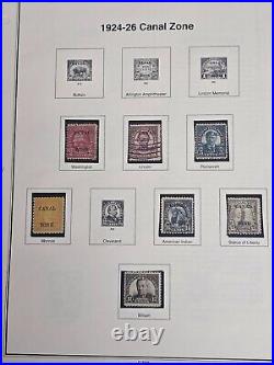 Canal Zone Early Mint and Used Stamp Collection Scott Value $850.00