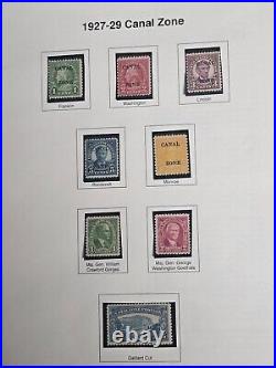 Canal Zone Early Mint and Used Stamp Collection Scott Value $850.00