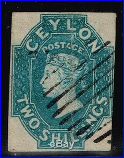 Ceylon SG# 12 Used (Light Vert Crease) Lot 80915