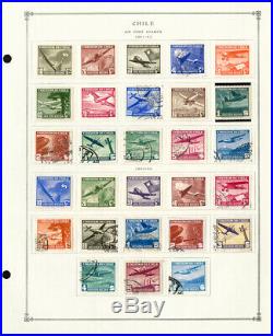 Chile Lovely 1800s to 1970s Mint & Used Clean Stamp Collection