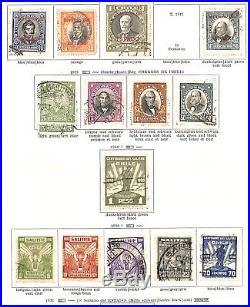 Chile c1850-1930s stamp collection Mint & Used High Catalogue