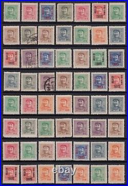 China, Old Little Lot Of Stamps Mao (mnh, Mh, Used) On Page See Scan