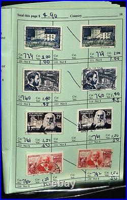 Classic France Stamps Collection in APS Circuit Books High Value, Unique Items