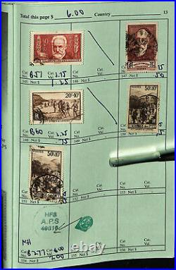 Classic France Stamps Collection in APS Circuit Books High Value, Unique Items