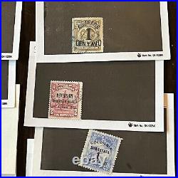 Colombia Overprint Lot Used Stamps In Glassines Reversion Sobresata Revenues #6