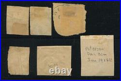 Confederate States 2 Student's Lot of 6 Used Stamps BY2204