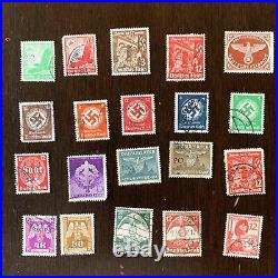 Consolidated Listing Of 3 Germany Nazi Emblem Mint Used Stamp Lots