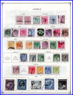 Cyprus 1880-1980 Includes Crete Collection Of 450 Stamps Mint & Used