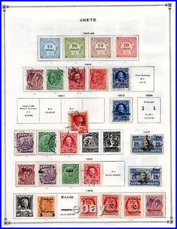 Cyprus 1880-1980 Includes Crete Collection Of 450 Stamps Mint & Used