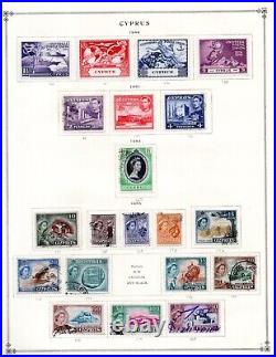 Cyprus 1880-1980 Includes Crete Collection Of 450 Stamps Mint & Used