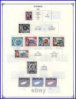 Cyprus 1880-1980 Includes Crete Collection Of 450 Stamps Mint & Used