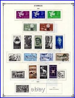 Cyprus 1880-1980 Includes Crete Collection Of 450 Stamps Mint & Used