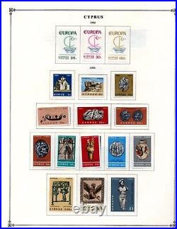 Cyprus 1880-1980 Includes Crete Collection Of 450 Stamps Mint & Used