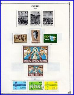 Cyprus 1880-1980 Includes Crete Collection Of 450 Stamps Mint & Used