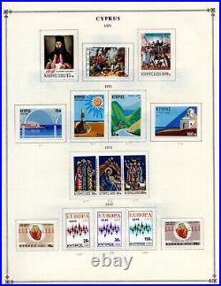 Cyprus 1880-1980 Includes Crete Collection Of 450 Stamps Mint & Used