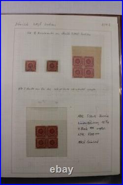 DANISH WEST INDIES Rare Stamps & Covers 11 Certificates Stamp Collection