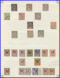 Dahomey Collection Used/Mint CV1000.00 1899-1941 on pages