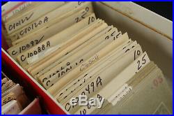 Dealer Stock Early Czechoslovakia Stamps Mint Used Blocks Partial Sheets Singles