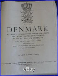 Denmark, Beautiful Stamp Collection, Album Of 96 Pages, Mint& Used Cv$4500