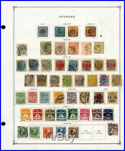 Denmark Potent Loaded 1800s to 2005 All Clean Mint & Used Stamp Collection
