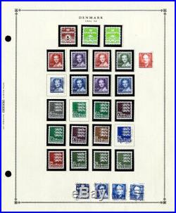 Denmark Potent Loaded 1800s to 2005 All Clean Mint & Used Stamp Collection