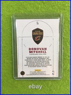 Donovan Mitchell SILVER PRIZM DIAMOND SP CARD CAVS 2022 Donruss DONOVAN MITCHELL