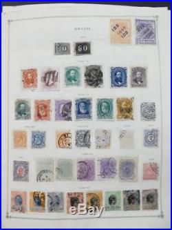 EDW1949SELL BRAZIL Very clean Mint & Used collection on album pages. Cat $1683