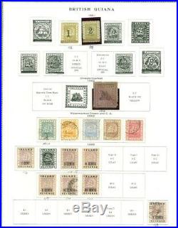 EDW1949SELL BRITISH GUIANA Mint & Used collection with many Better. Cat $685