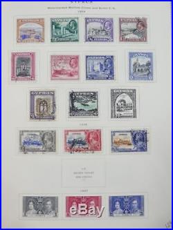 EDW1949SELL CYPRUS Very nice collection of Mint & Used on album pgs. Cat $1620