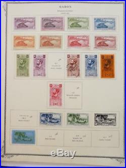 EDW1949SELL GABON Very clean Mint & Used collection on album pages. Cat $873