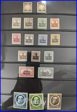 EDW1949SELL GERMAN STATES Old Time Mint & Used collection. Nicely displayed