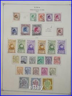 EDW1949SELL LIBYA Very clean Mint & Used collection on album pages. Cat $560